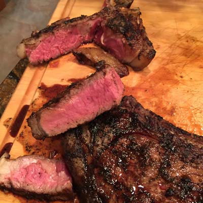 GrainFed steak